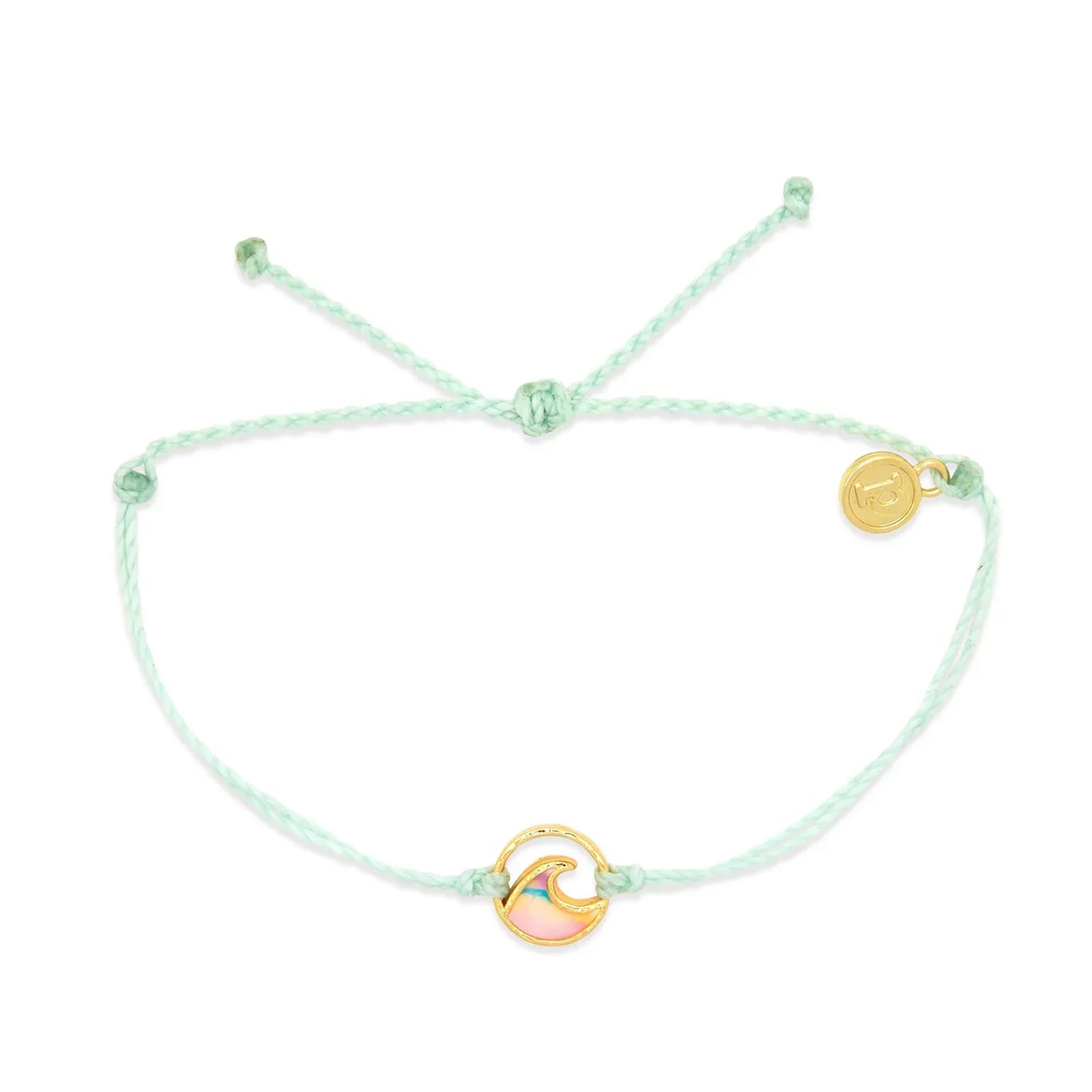 Pura Vida Ombre Wave GD Charm Bracelet - Winter Fresh