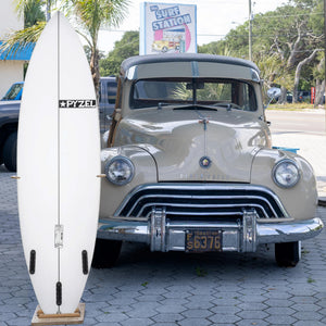 Pyzel Red Tiger PU/Poly 5'10 Surfboard - Futures