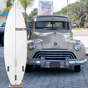 Pyzel Red Tiger PU/Poly 5'9 Surfboard - FCS II