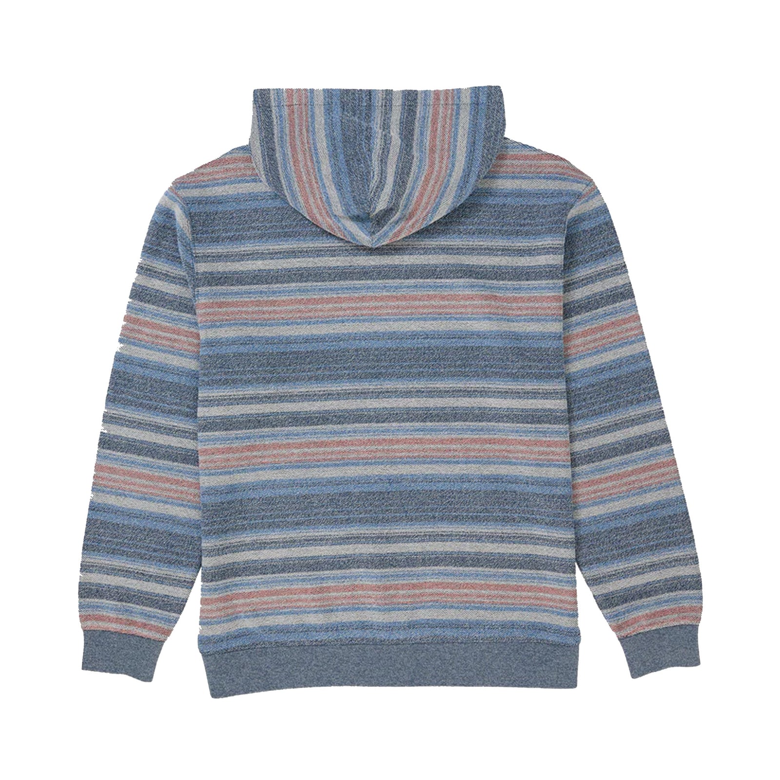 Quiksilver Great Otway Yarn- Dyed Stripe Men's Hoodie - Dark Denim