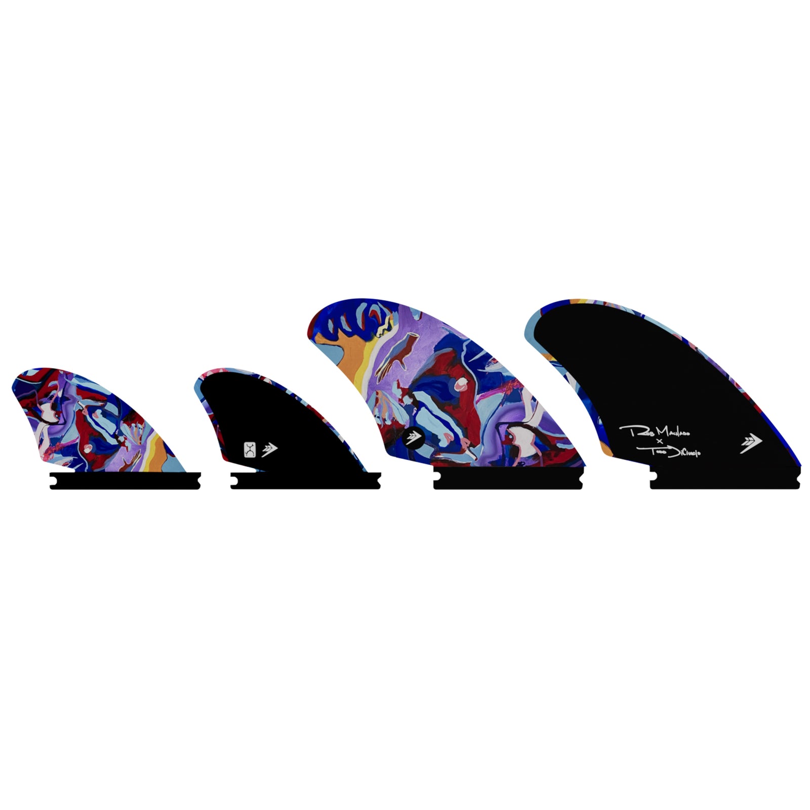 Firewire Machado Seaside Gallery Limited Edition Quad Surfboard Fins - Futures