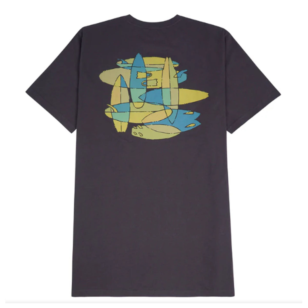 Drifter Surf Quiver Men's S/S T-Shirt - Charcoal