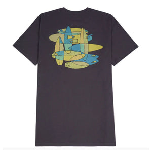Drifter Surf Quiver Men's S/S T-Shirt - Charcoal