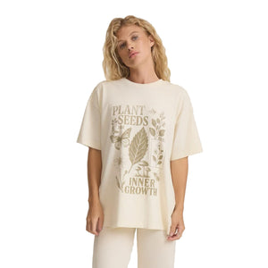 Roark Plant Seeds Oversized Premium Women's S/S T-Shirt - Bone