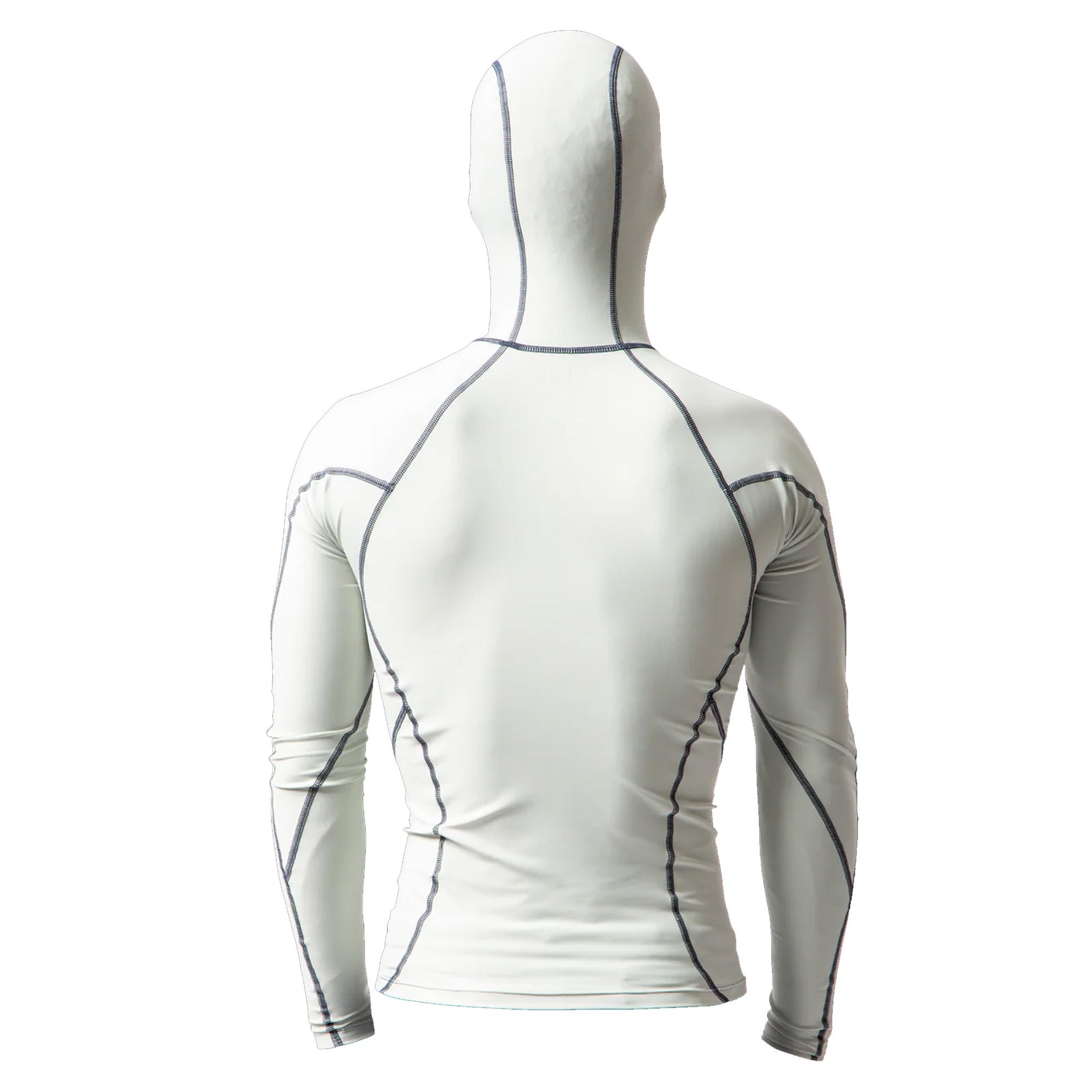 Dark Seas Bandit Hooded Men's L/S Rashguard - Grey