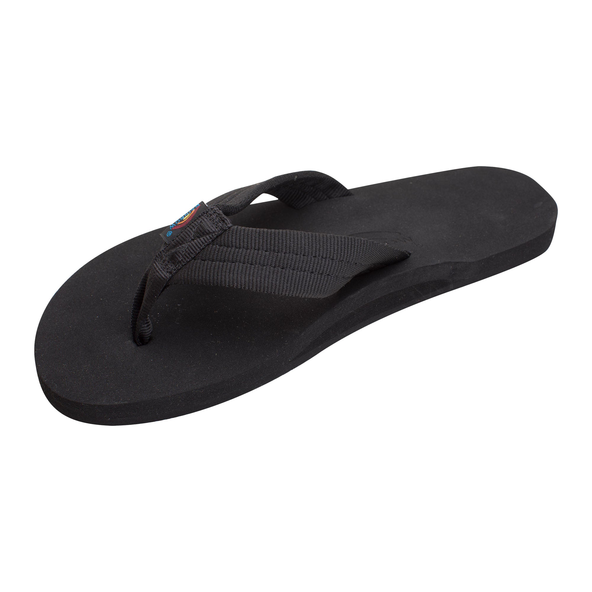 Rainbow The Cloud Single Rubber Men's Sandals - Black