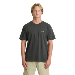 Billabong Flare Premium Cotton Graphic Men's S/S T-Shirt - Raven