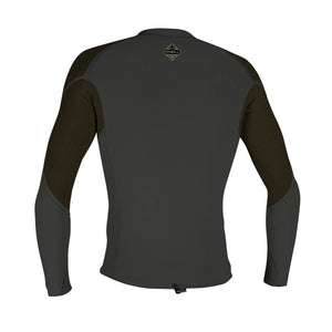 O'Neill Hyperfreak 1.5mm Men's Wetsuit Jacket - Raven/Army