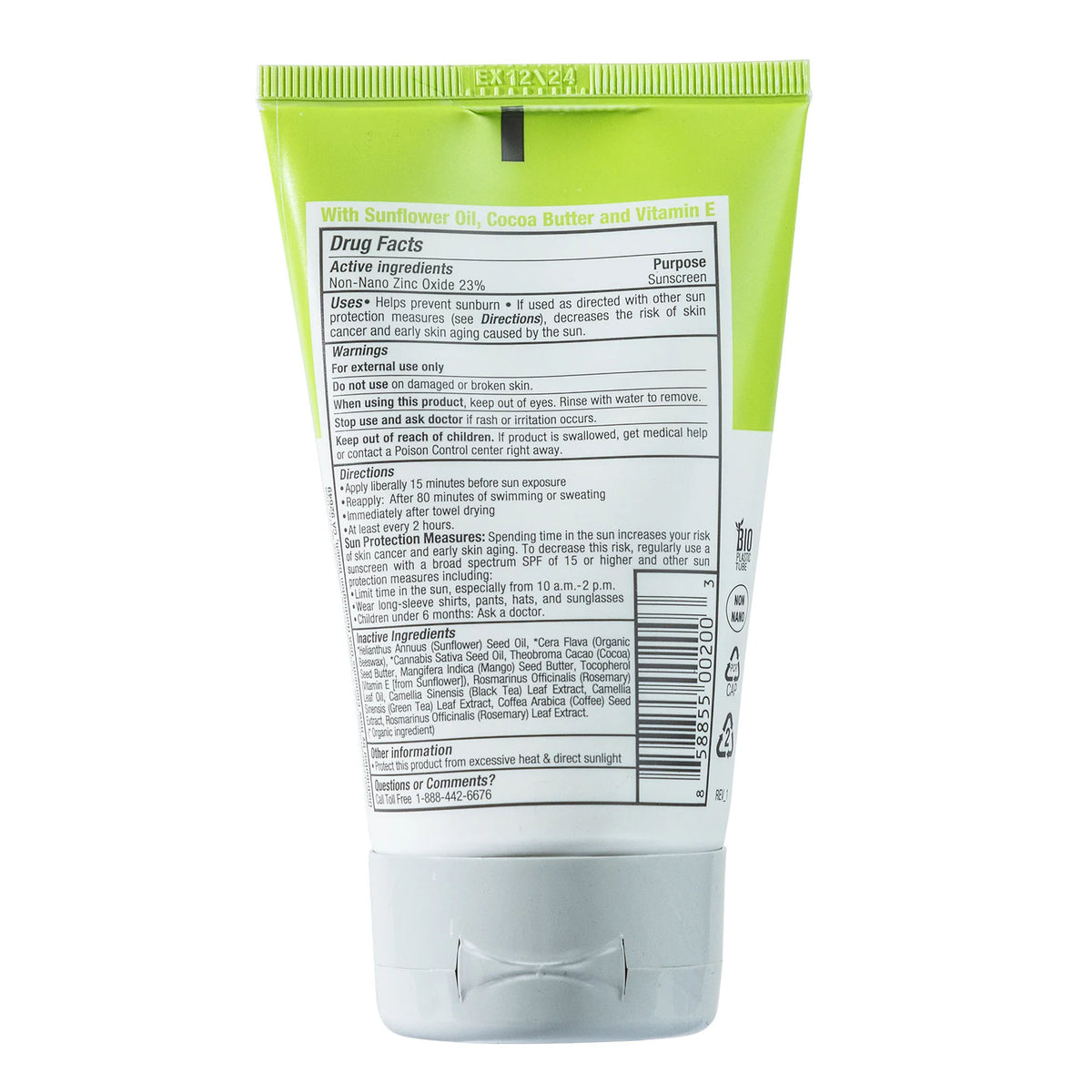 Raw Elements Face & Body Sunscreen Lotion - SPF 30