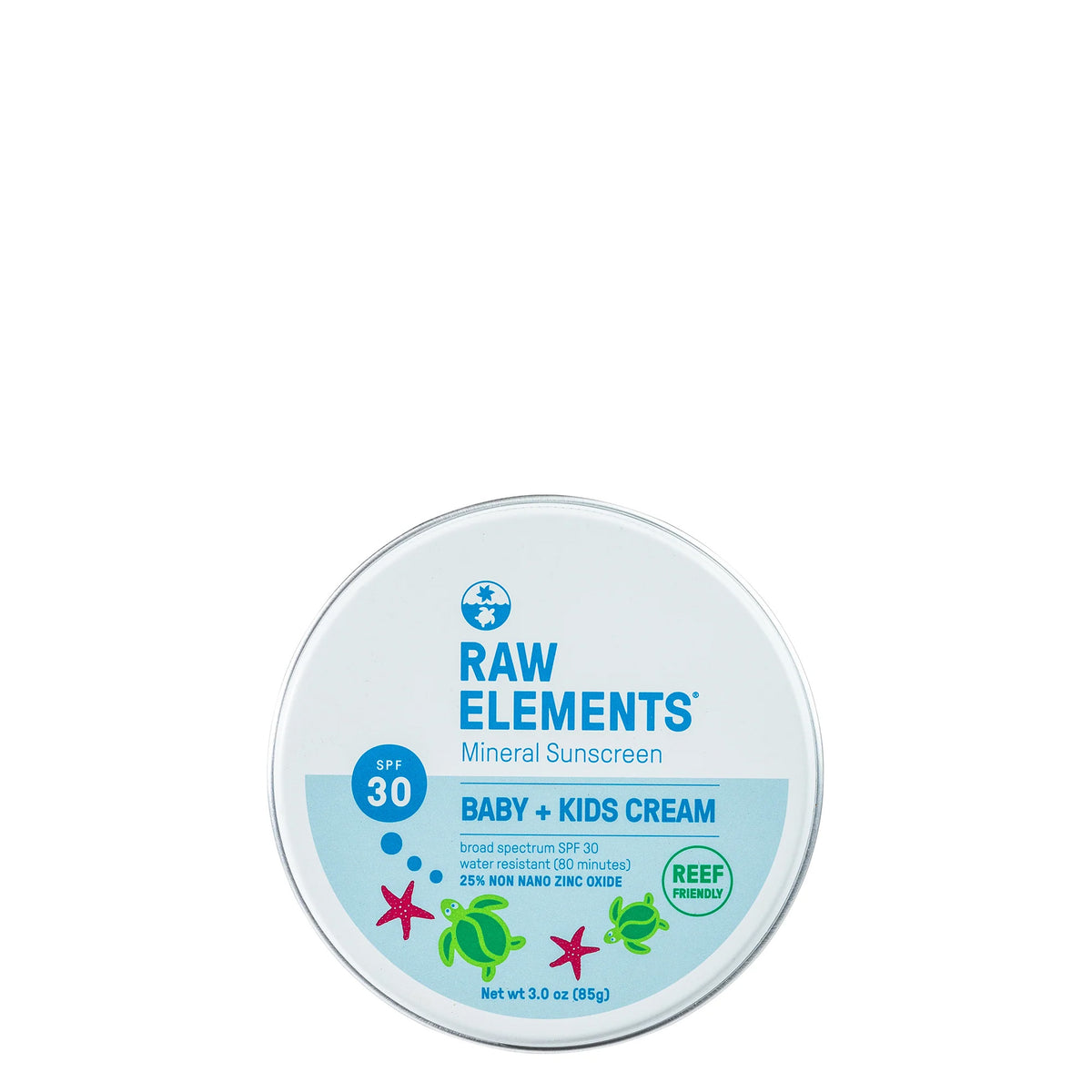 Raw Elements Baby + Kids SPF 30 3oz Sunscreen Tin