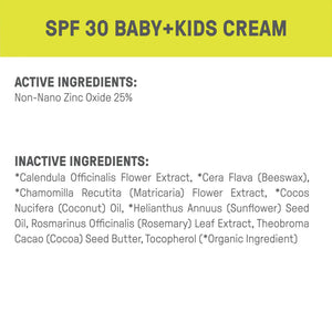 Raw Elements Baby + Kids SPF 30 3oz Sunscreen Tin