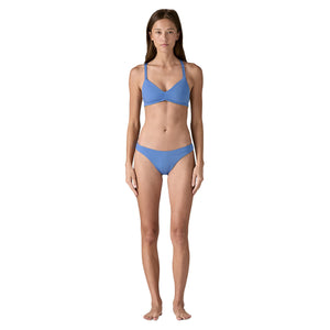 Patagonia Reversible Seaglass Bay Women's Bikini Top - Ripple: Abundant Blue