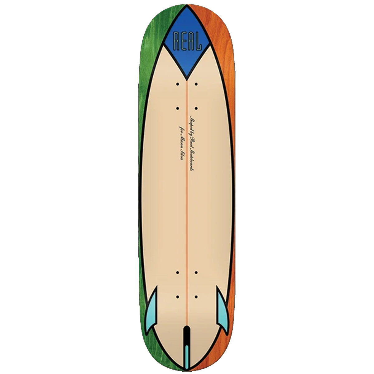 Real Silvia Speed Egg 8.28" Skateboard Deck