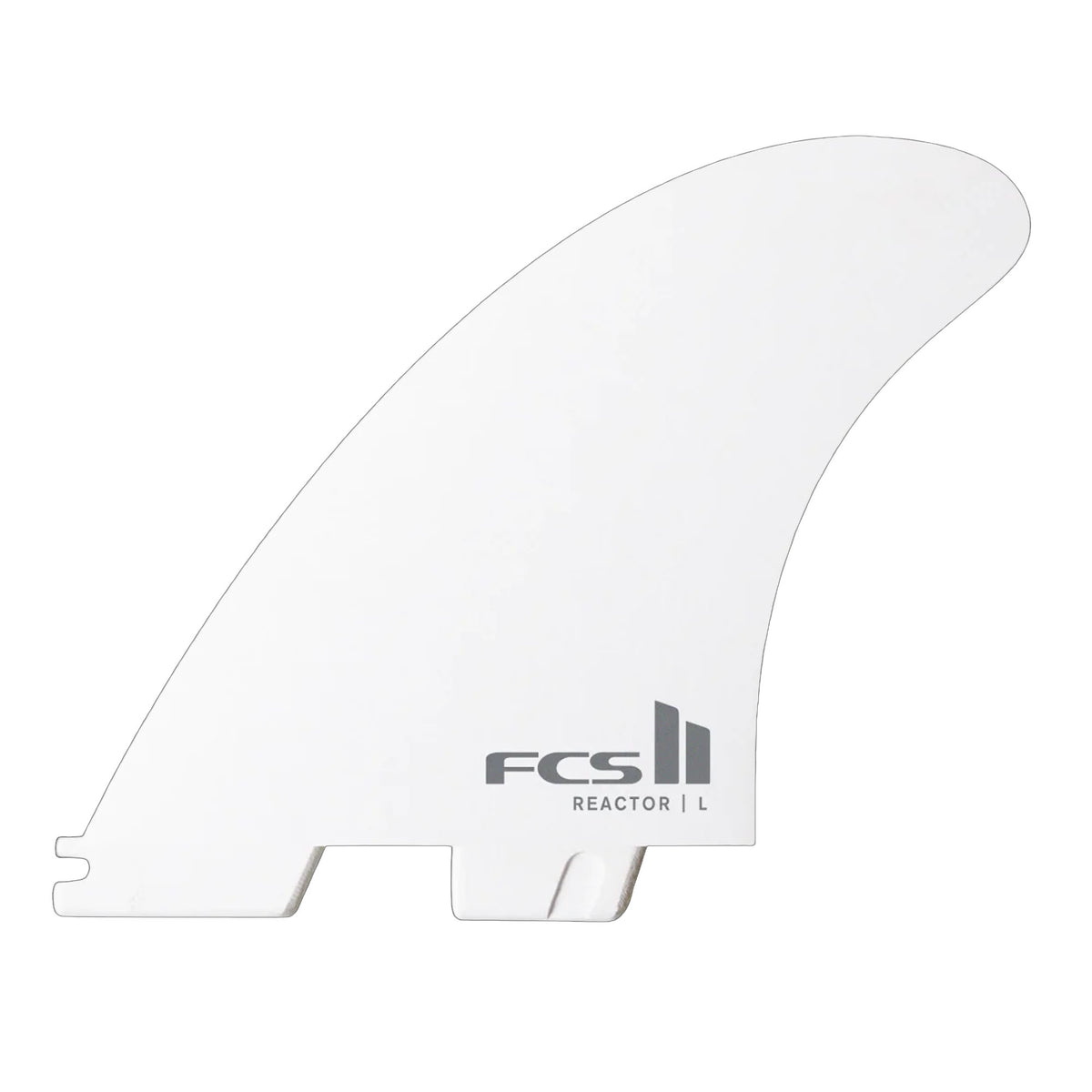 FCS II Reactor Performance Core Tri Surfboard Fins - Large/White