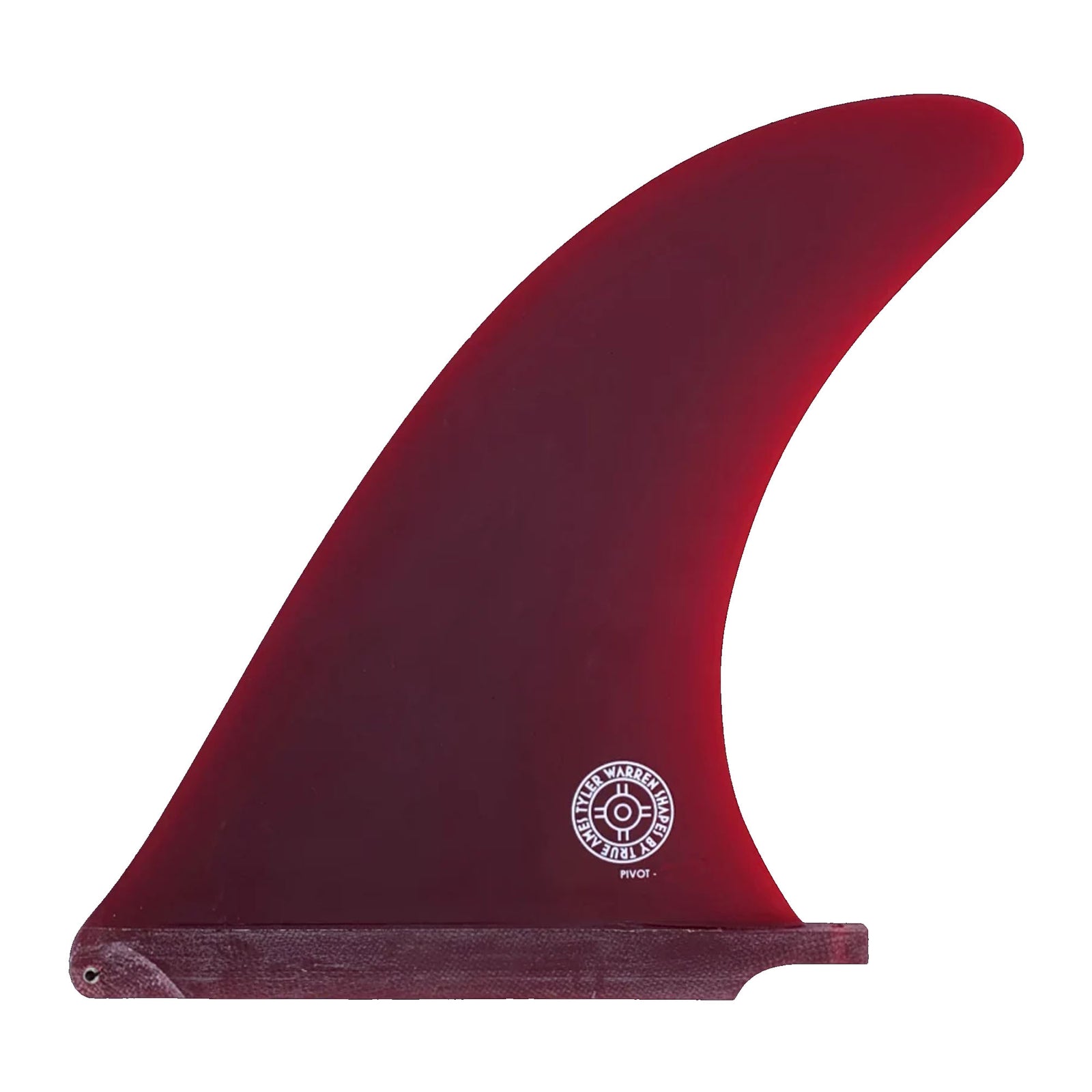 True Ames Tyler Warren Pivot Longboard Fin - 9.75"/Red