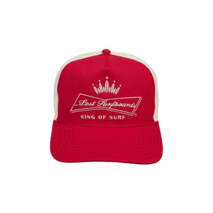 Lost King Of Surf Men's Trucker Hat - Red/Off White