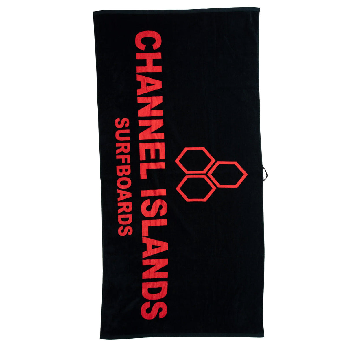 Channel Islands Beach Towel - Black/Red