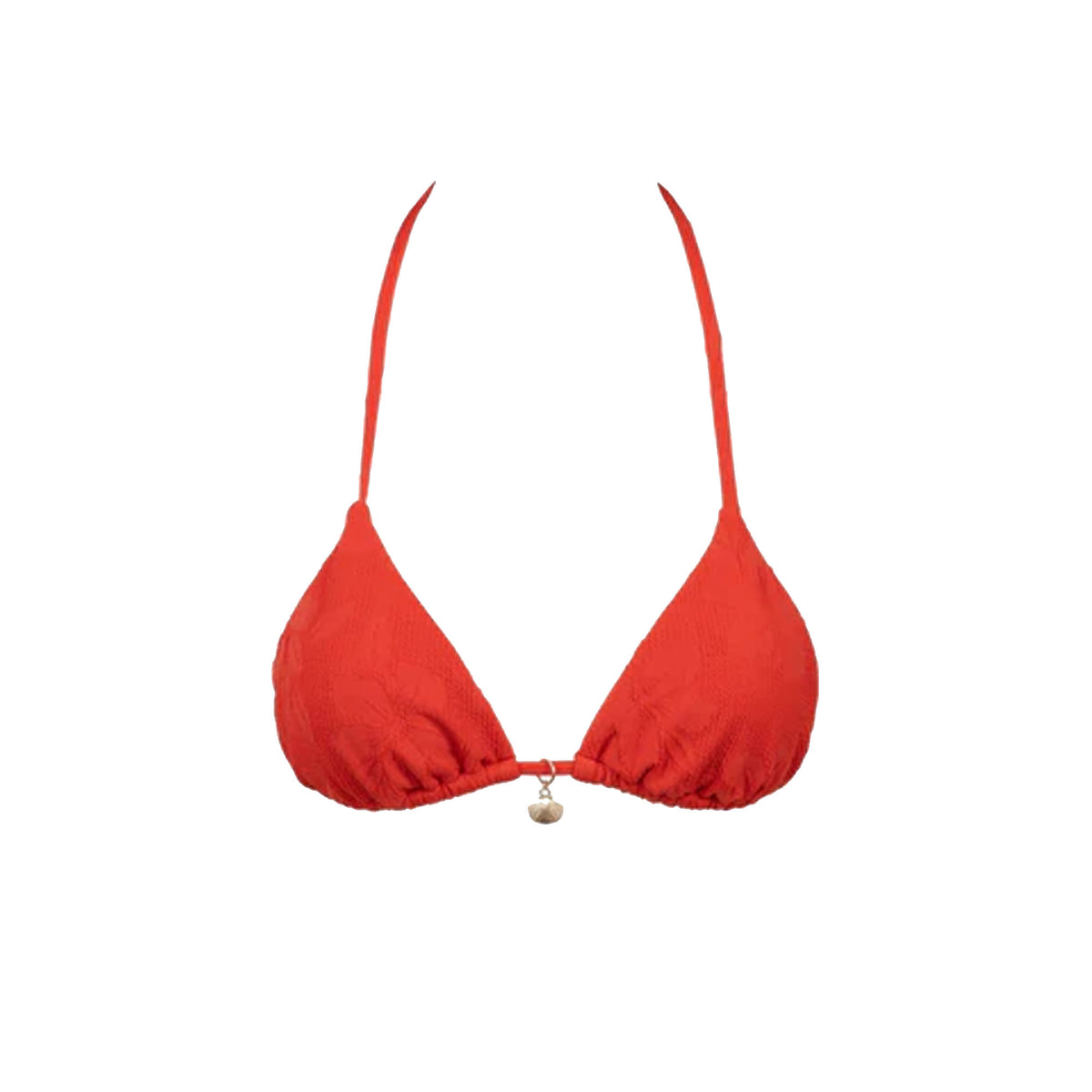Rhythm Leilani Slide Tri Women's Bikini Top - Red