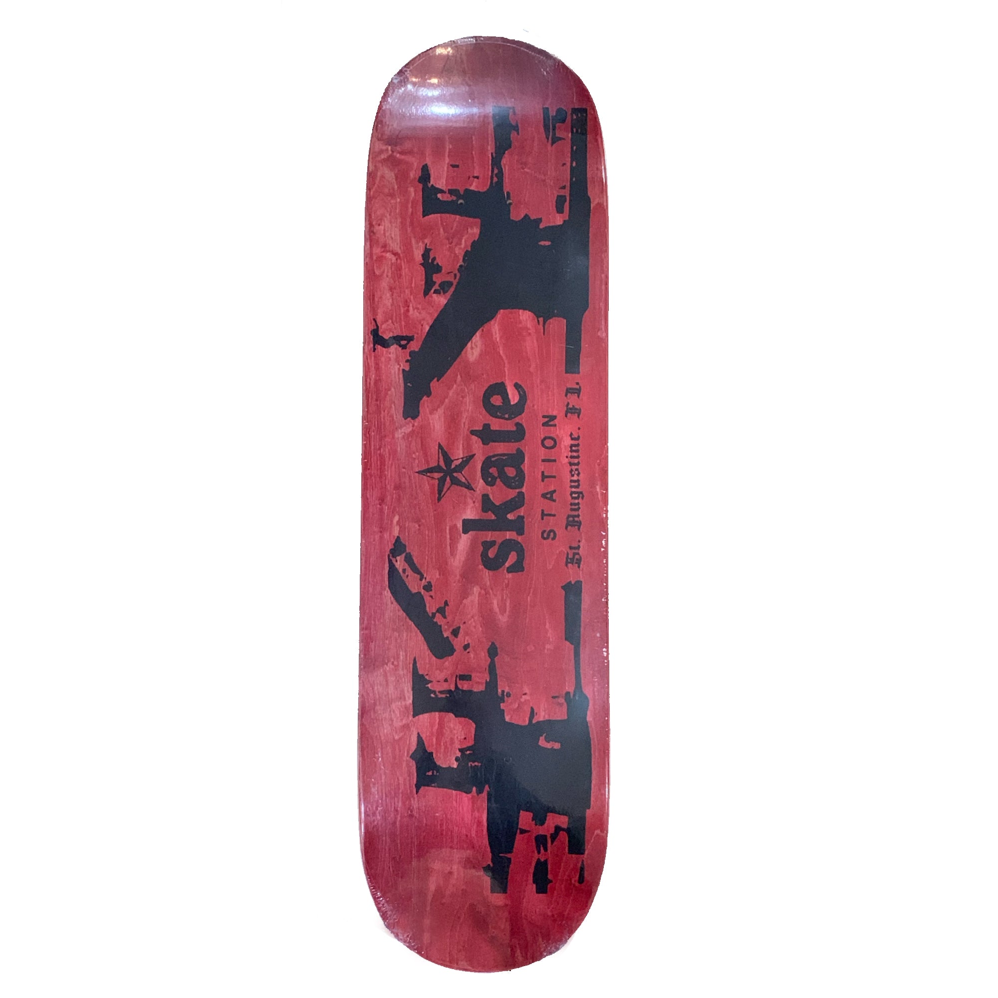 Skate Station Bridge Gap 8.0" Skateboard Deck - Red