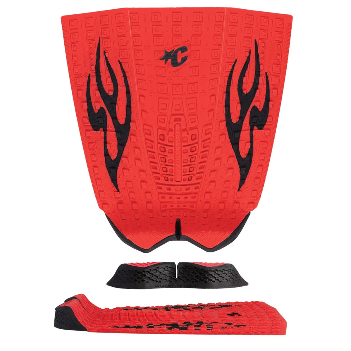 Creatures of Leisure Proto 1.5 Griffin Colapinto Signature Pin Tail Traction Pad - Eco Fluro Red Flames