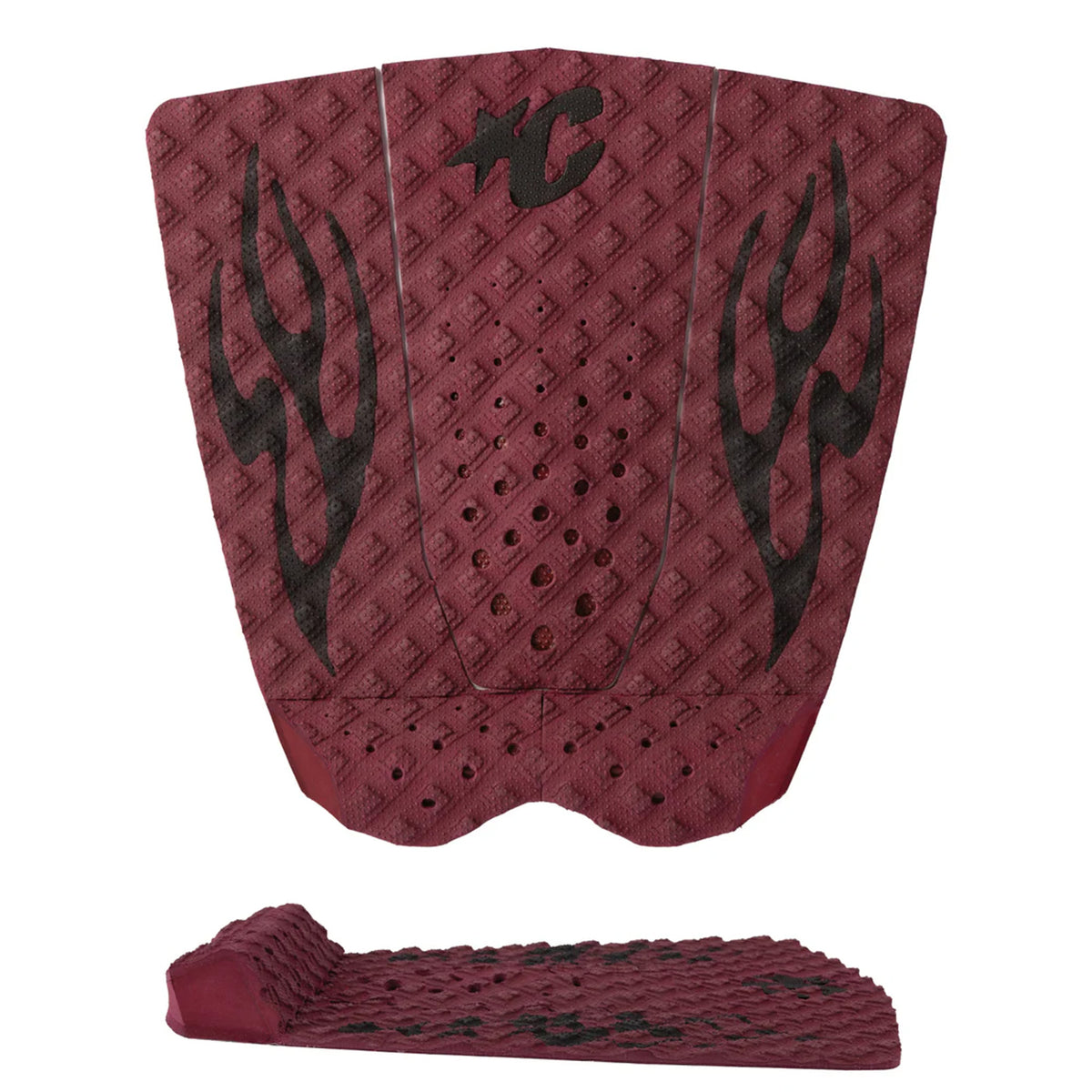 Creatures of Leisure Griffin Colapinto Lite Ecopure Traction Pad - Dark Rose Black Flames