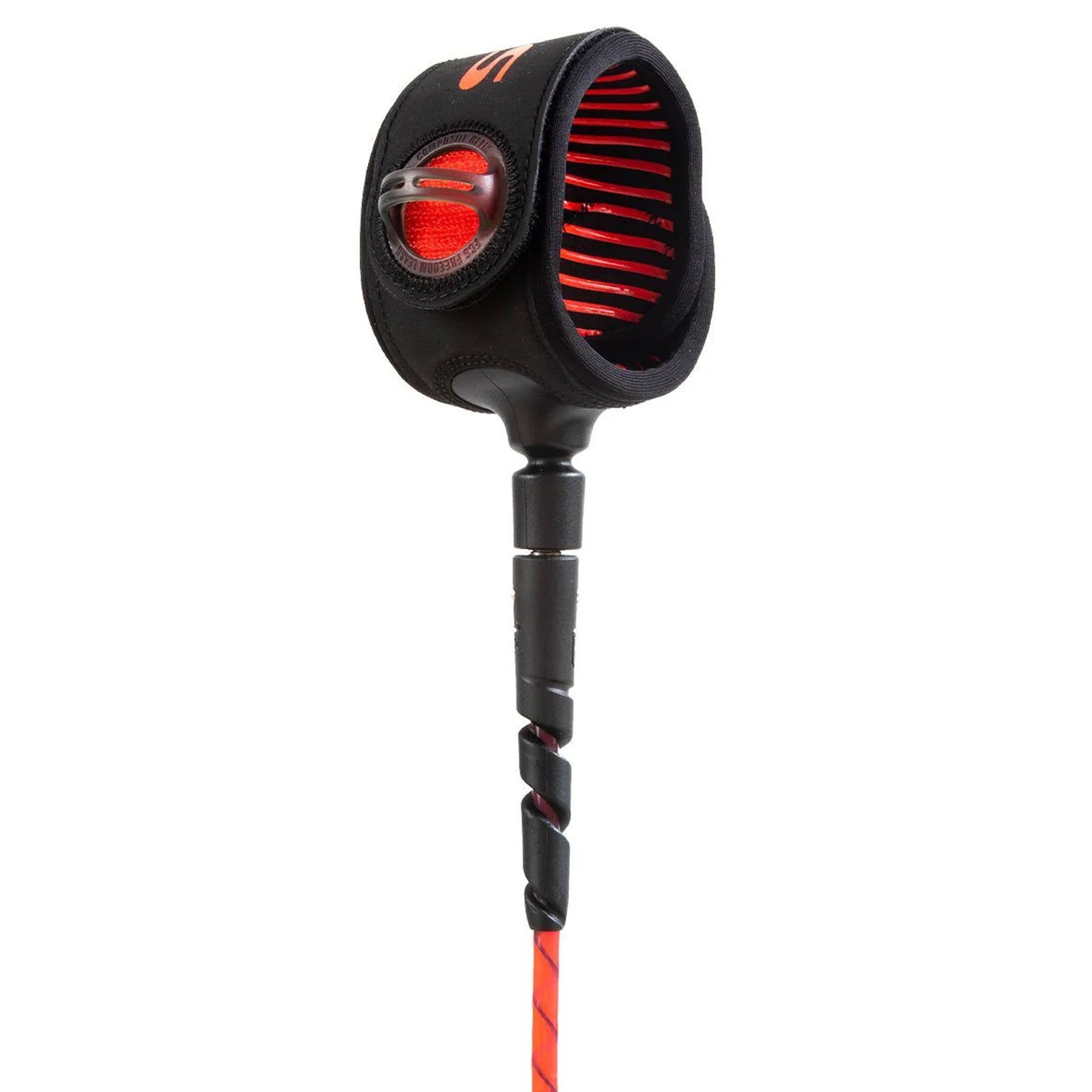 FCS Freedom Helix All Round Surfboard Leash - 6'/Red/Black
