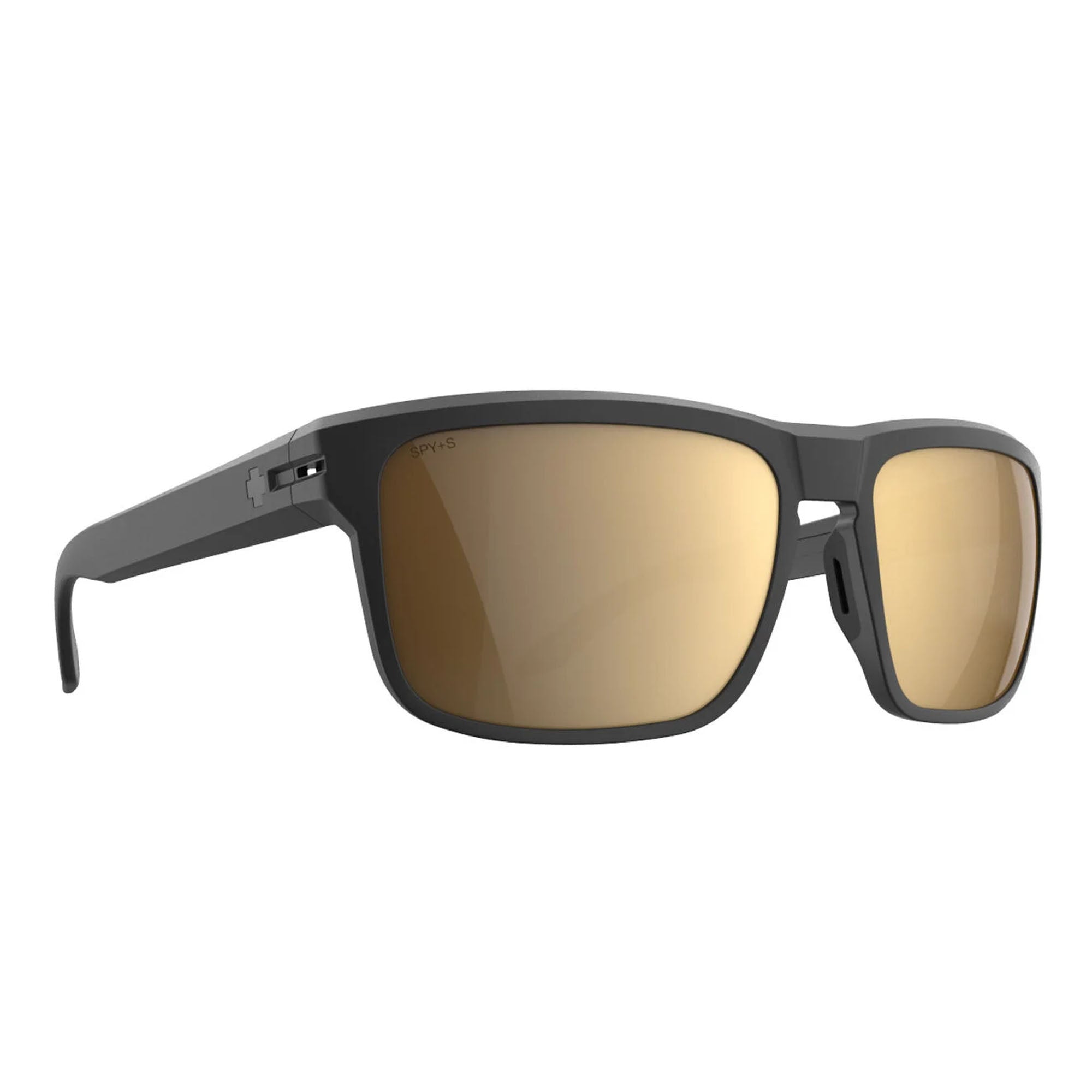 Spy Region Men's Sunglasses - ANSI Matte Black/Happy Bronze Gold Mirror