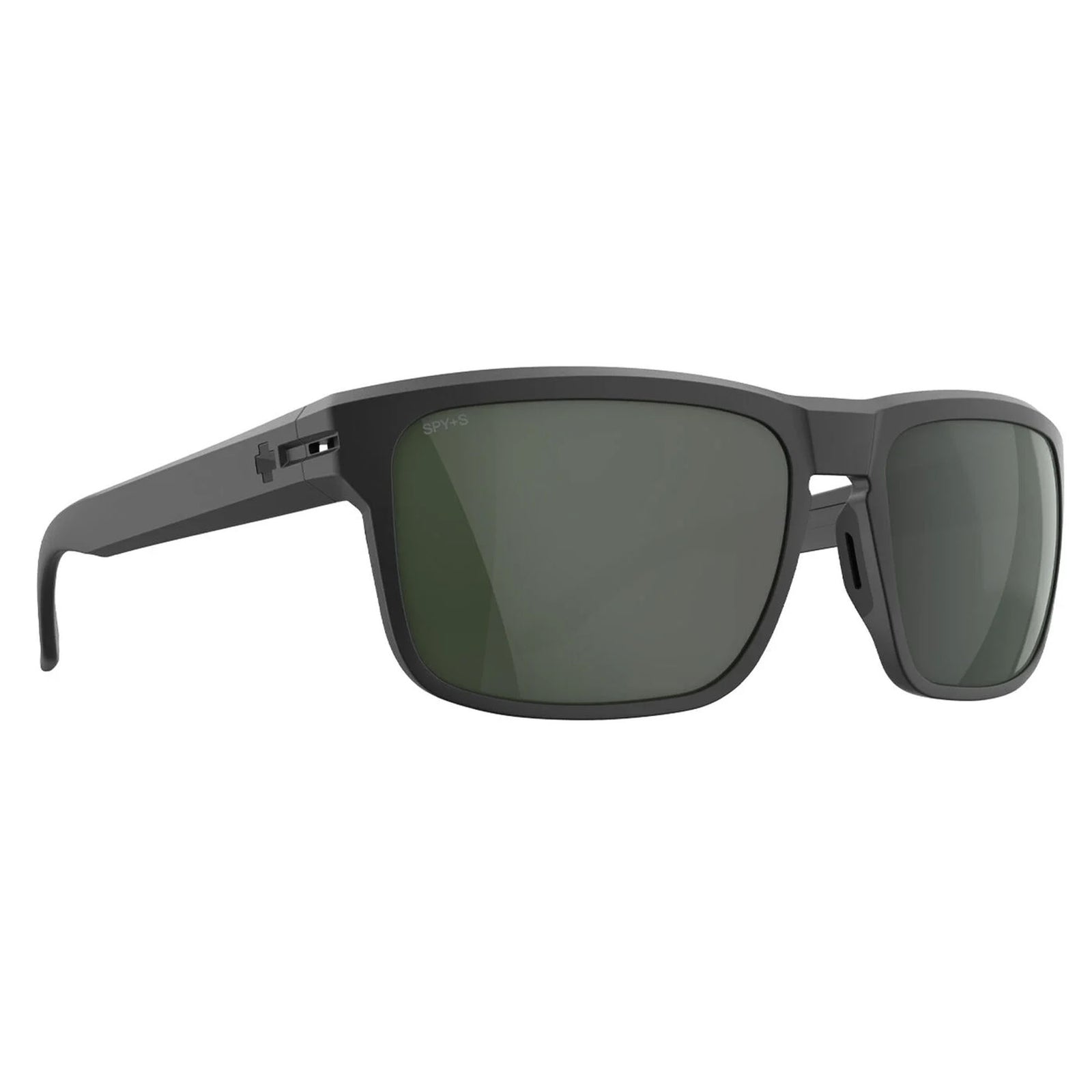 Spy Region Men's Sunglasses - Matte Black/Happy Gray Green Polarized