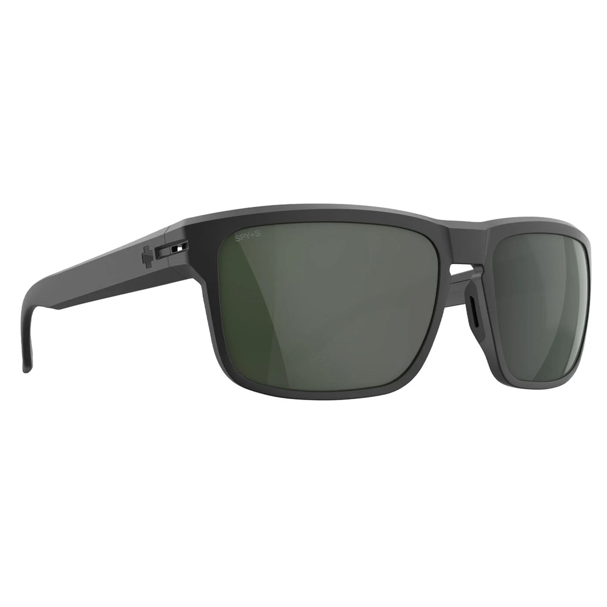 Spy Region Men's Sunglasses - Matte Black/Happy Gray Green Polarized