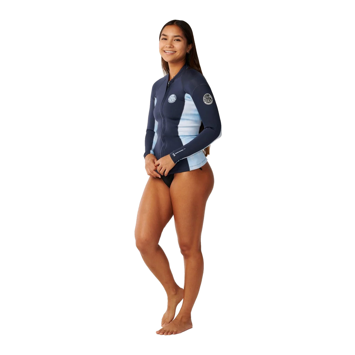 Rip Curl Dawn Patrol 1.5mm Women's L/S Wetsuit Jacket - Blue Slate
