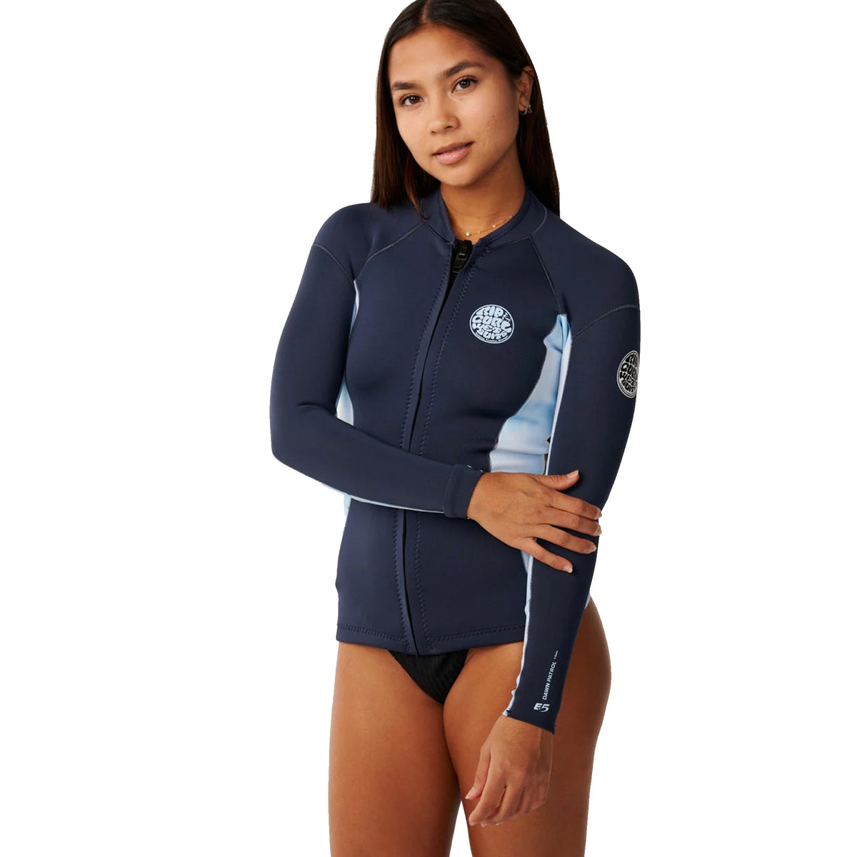 Rip Curl Dawn Patrol 1.5mm Women's L/S Wetsuit Jacket - Blue Slate