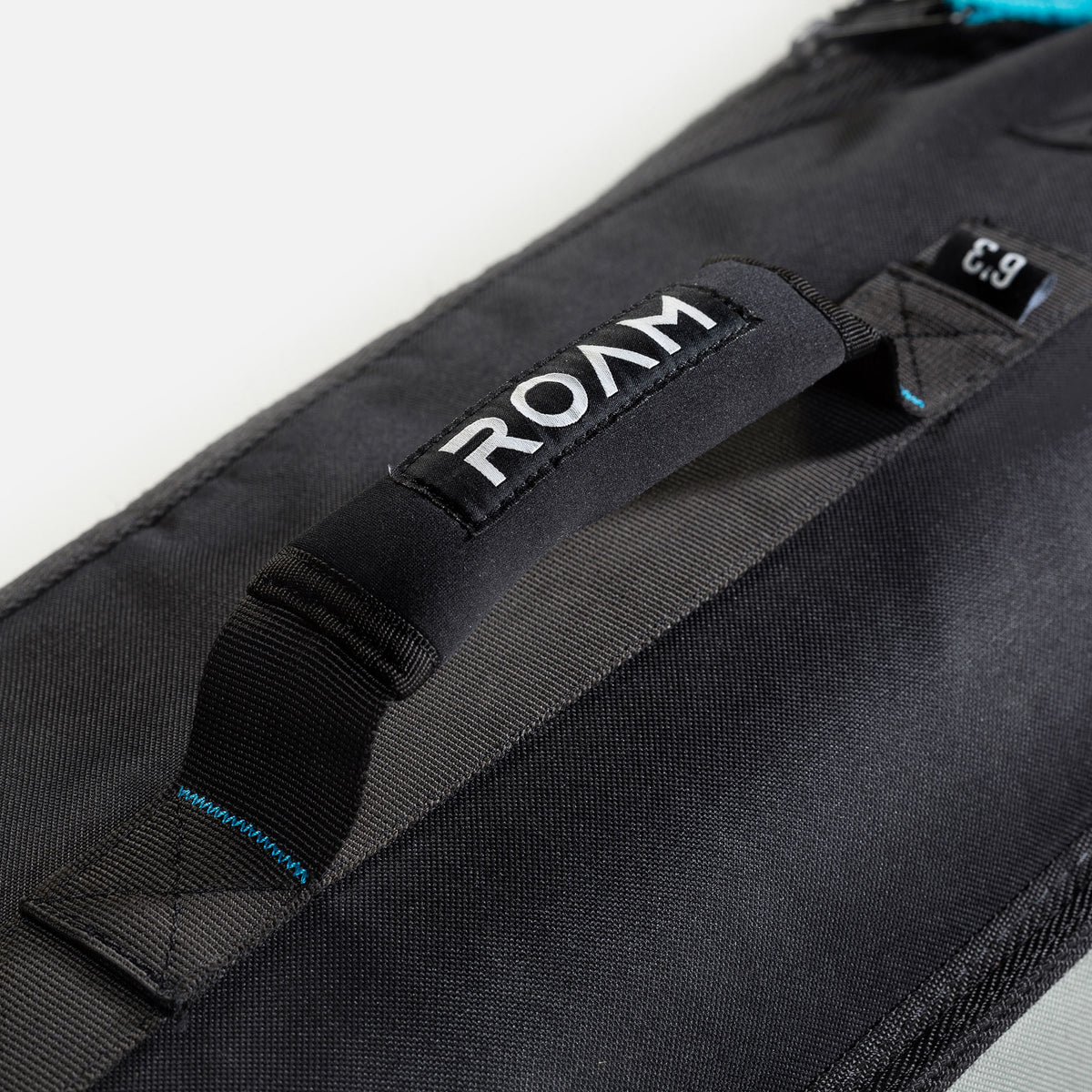 Roam Coffin Universal Wheelie Triple/Quad Surfboard Bag - Grey/Black