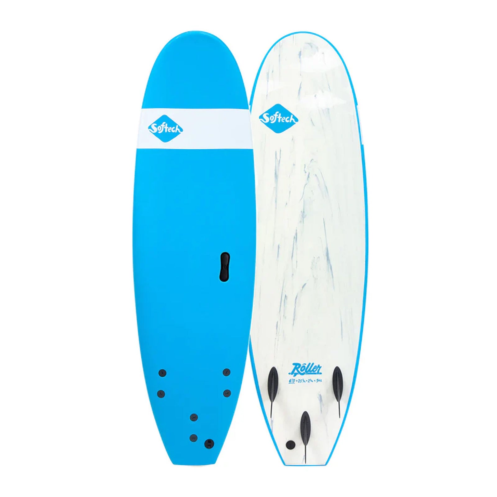 Softech Roller 6'6 Soft Surfboard - Blue