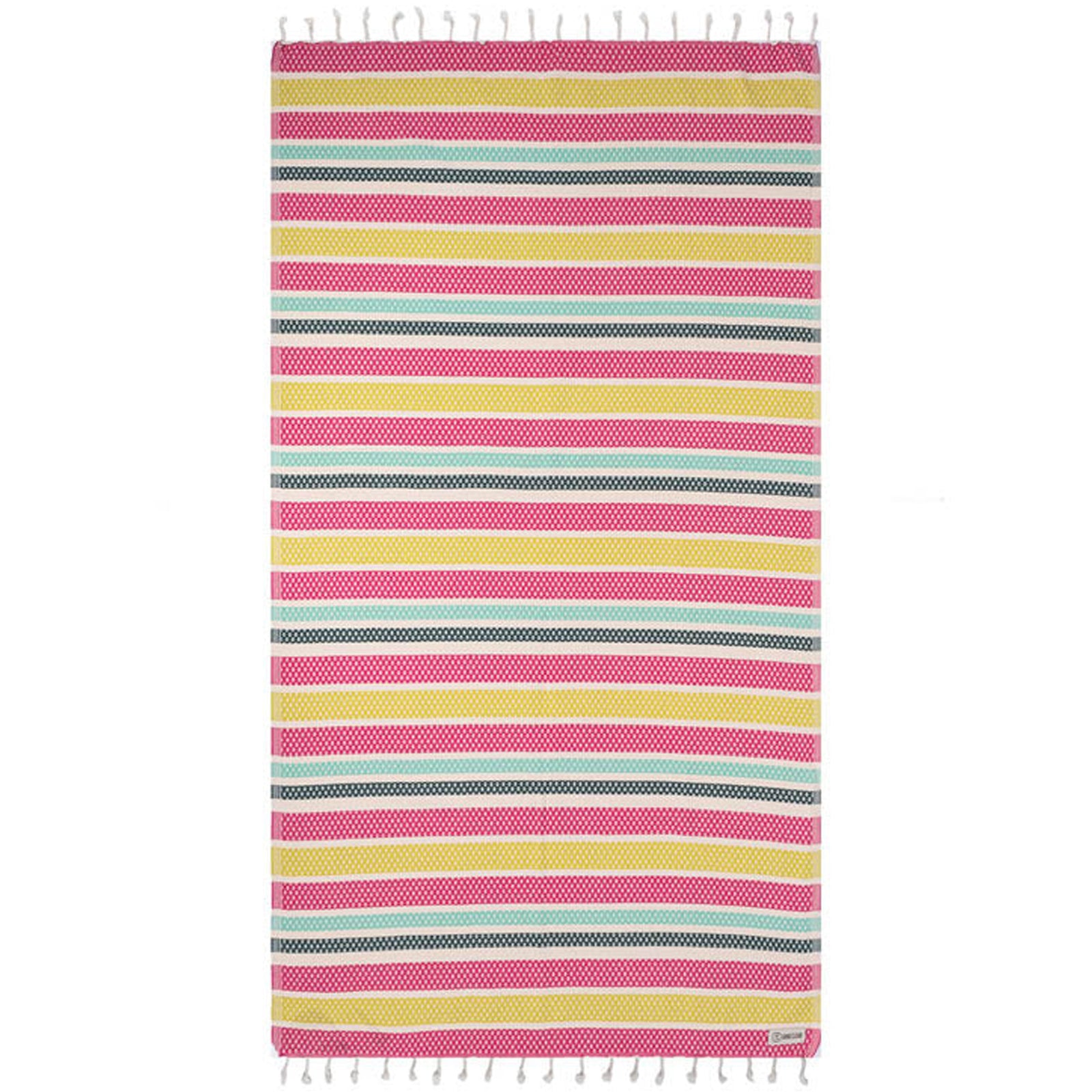 Sand Cloud Dobby Texture Weave Towel - Roma Stripe