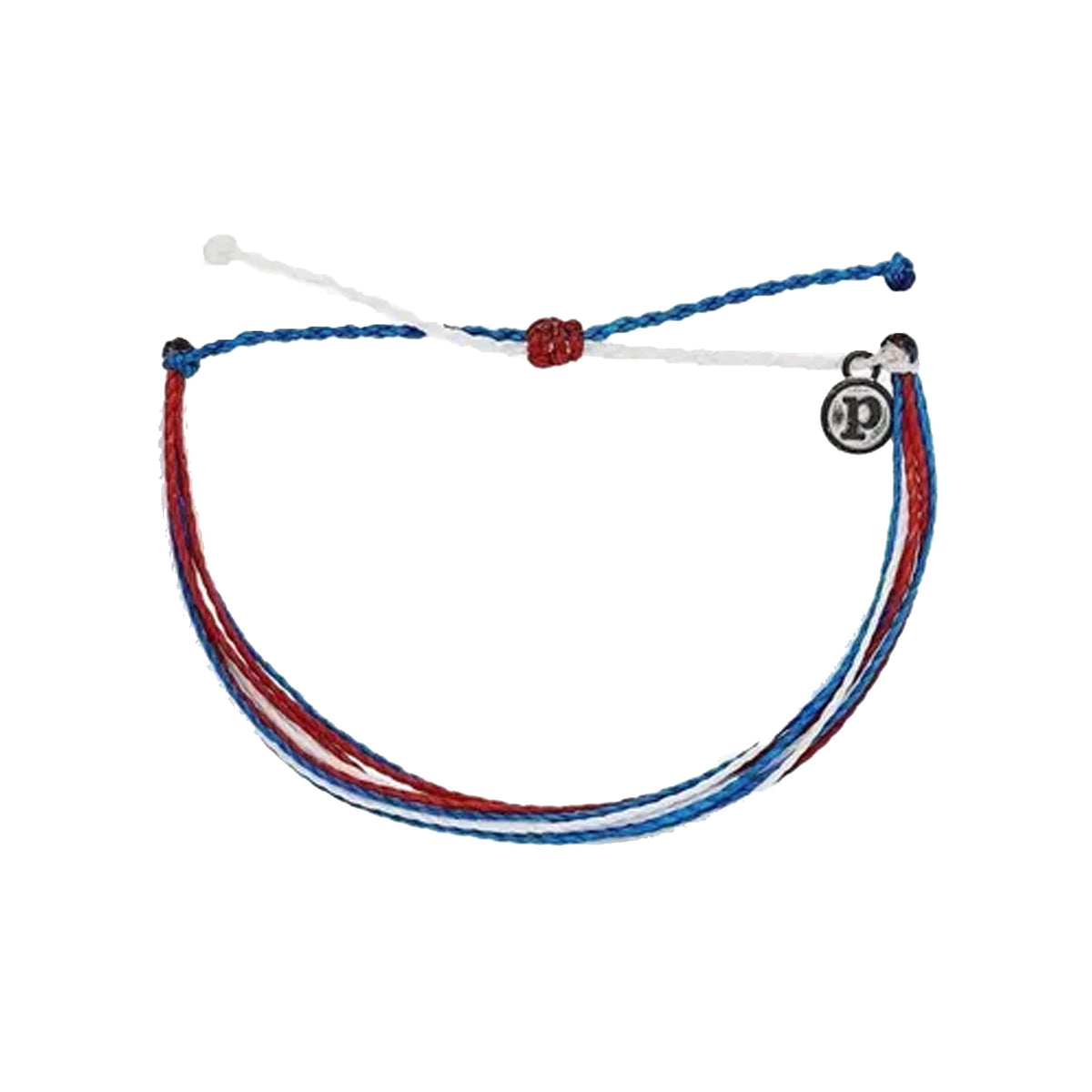 Pura Vida Bright Original Bracelet - Red/White/Blue