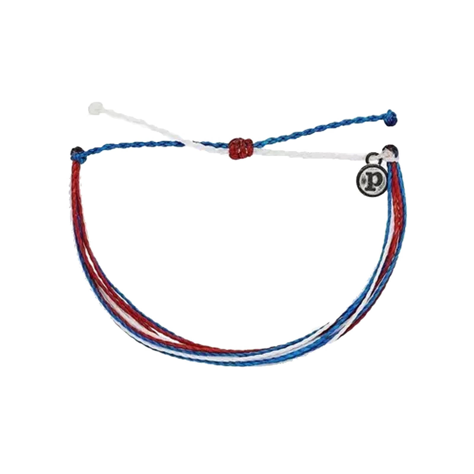 Pura Vida Bright Original Bracelet - Red/White/Blue