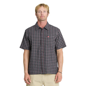 Quiksilver Young Guns Button-Up Men's S/S Dress Shirt - Anthracite