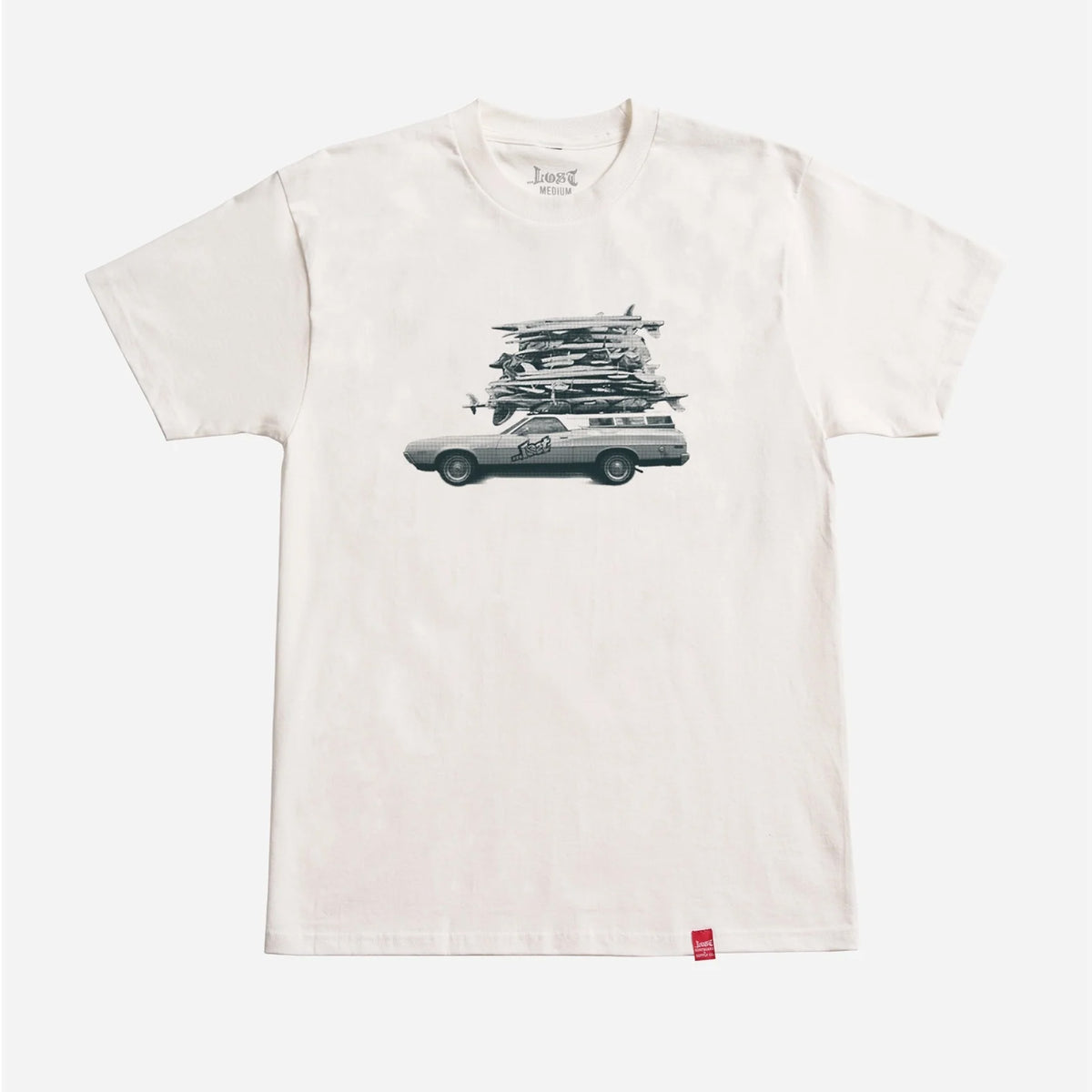 Lost Ranchero Men's S/S T-Shirt - Vintage White