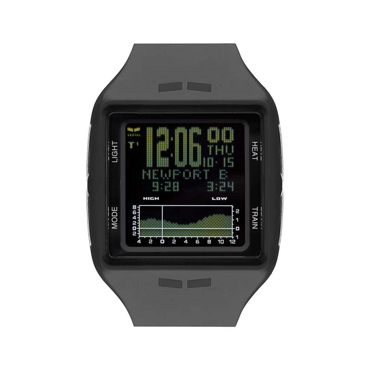 Vestal Brig Tide & Train Watch - Polished Stainless Steel