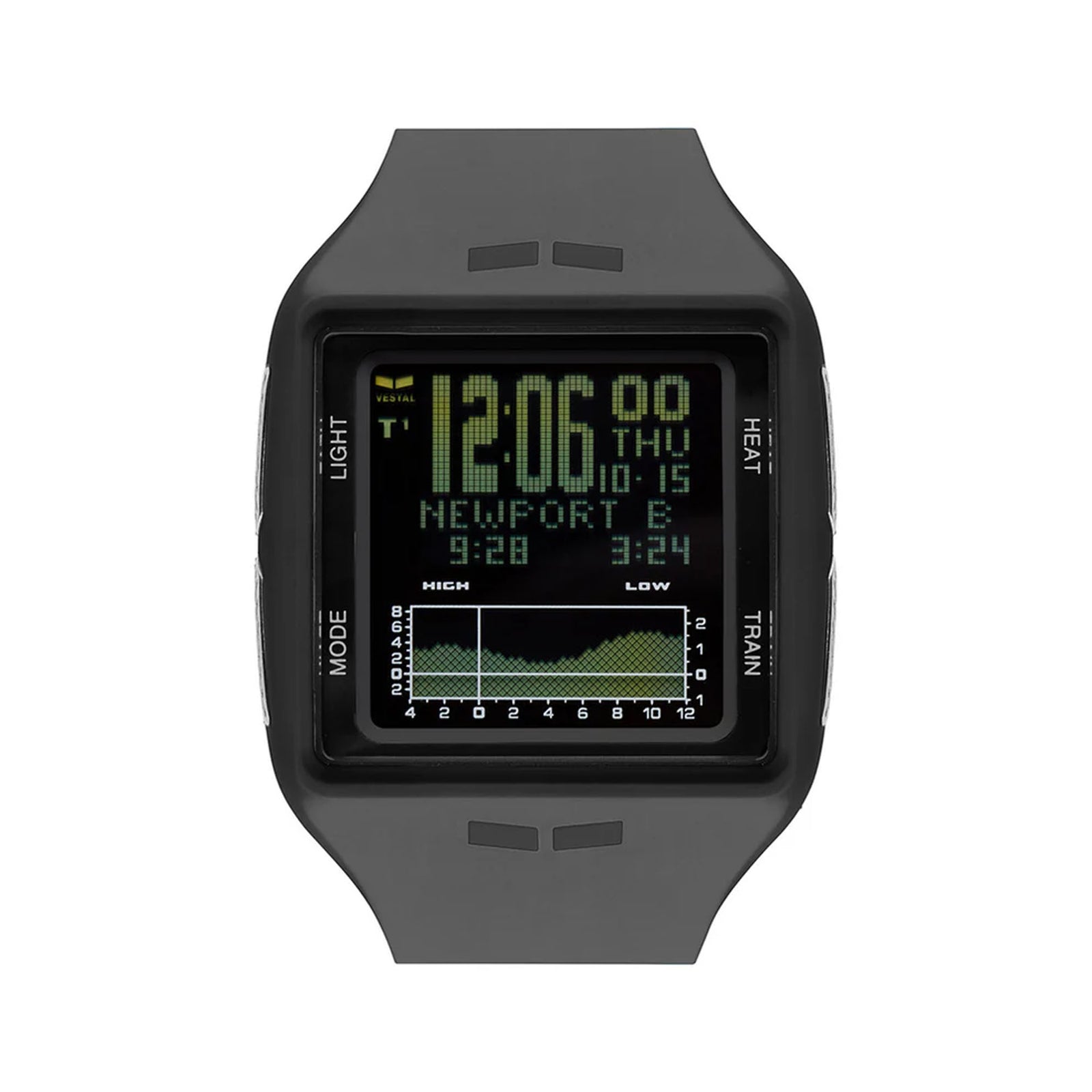 Vestal Brig Tide & Train Watch - Polished Stainless Steel