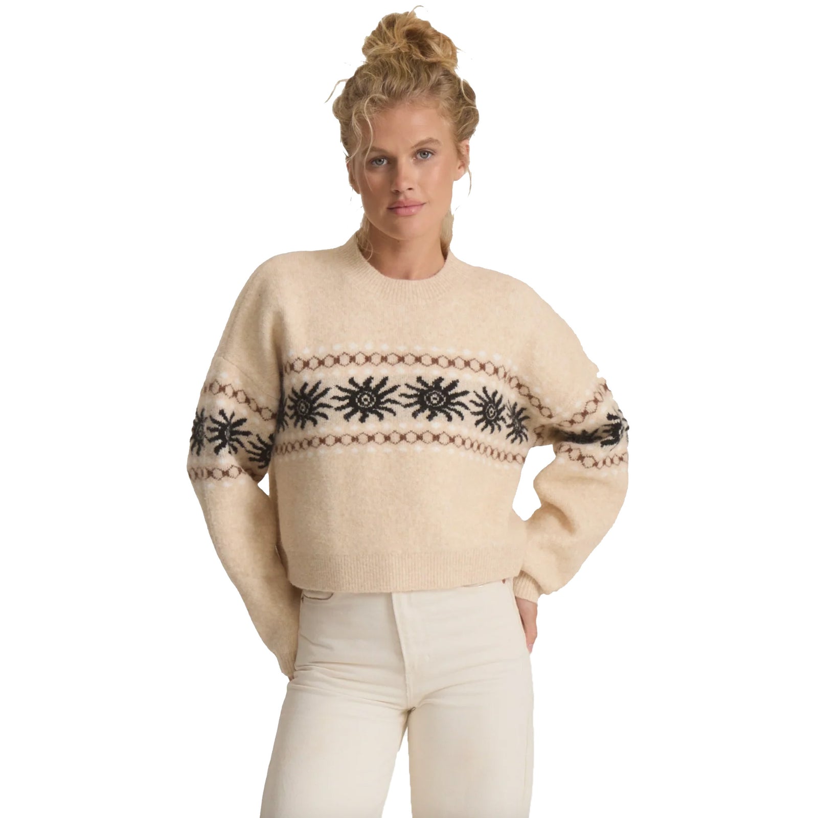 Roark Kos Women's L/S Sweater - Bone
