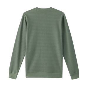 O'Neill Bavaro Solid Crew Neck Fleece Youth Boy's L/S Sweater - Sage