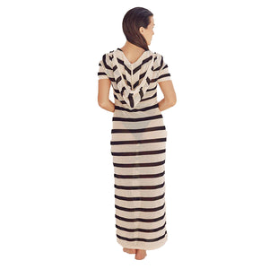 Sand Cloud Gappo Hooded Net Women's Dress - Black