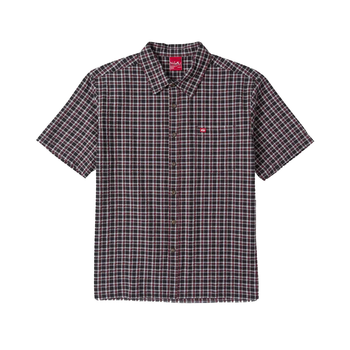 Quiksilver Young Guns Button-Up Men's S/S Dress Shirt - Anthracite