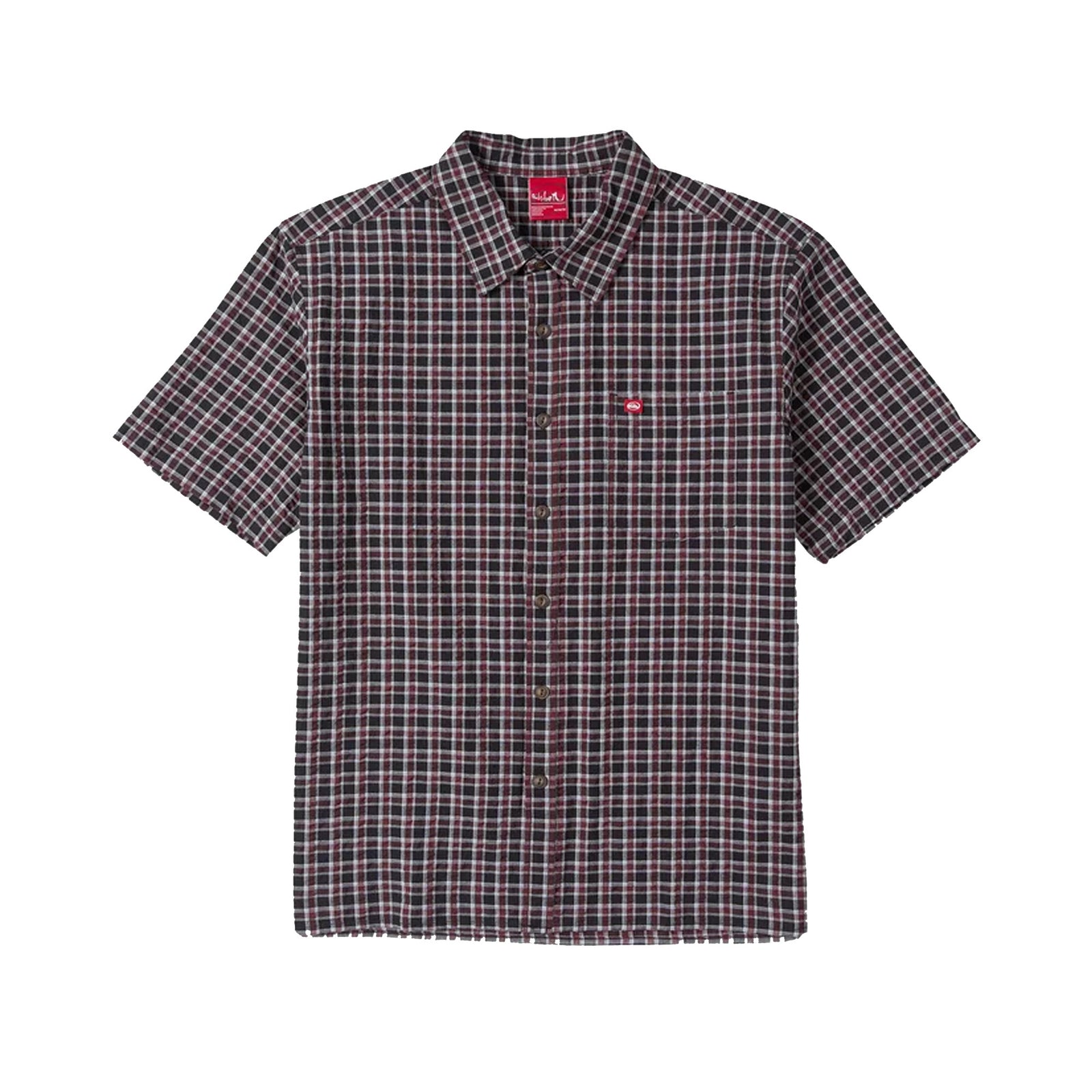 Quiksilver Young Guns Button-Up Men's S/S Dress Shirt - Anthracite