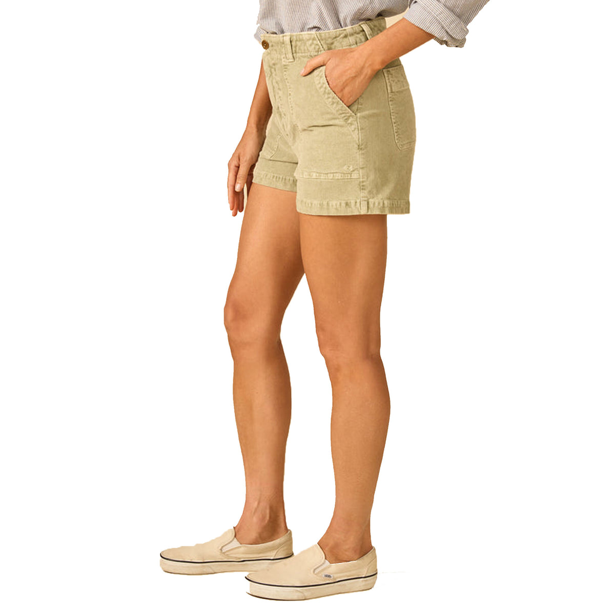 Outerknown Seventyseven Cord Women's Walkshorts - Island Leaf