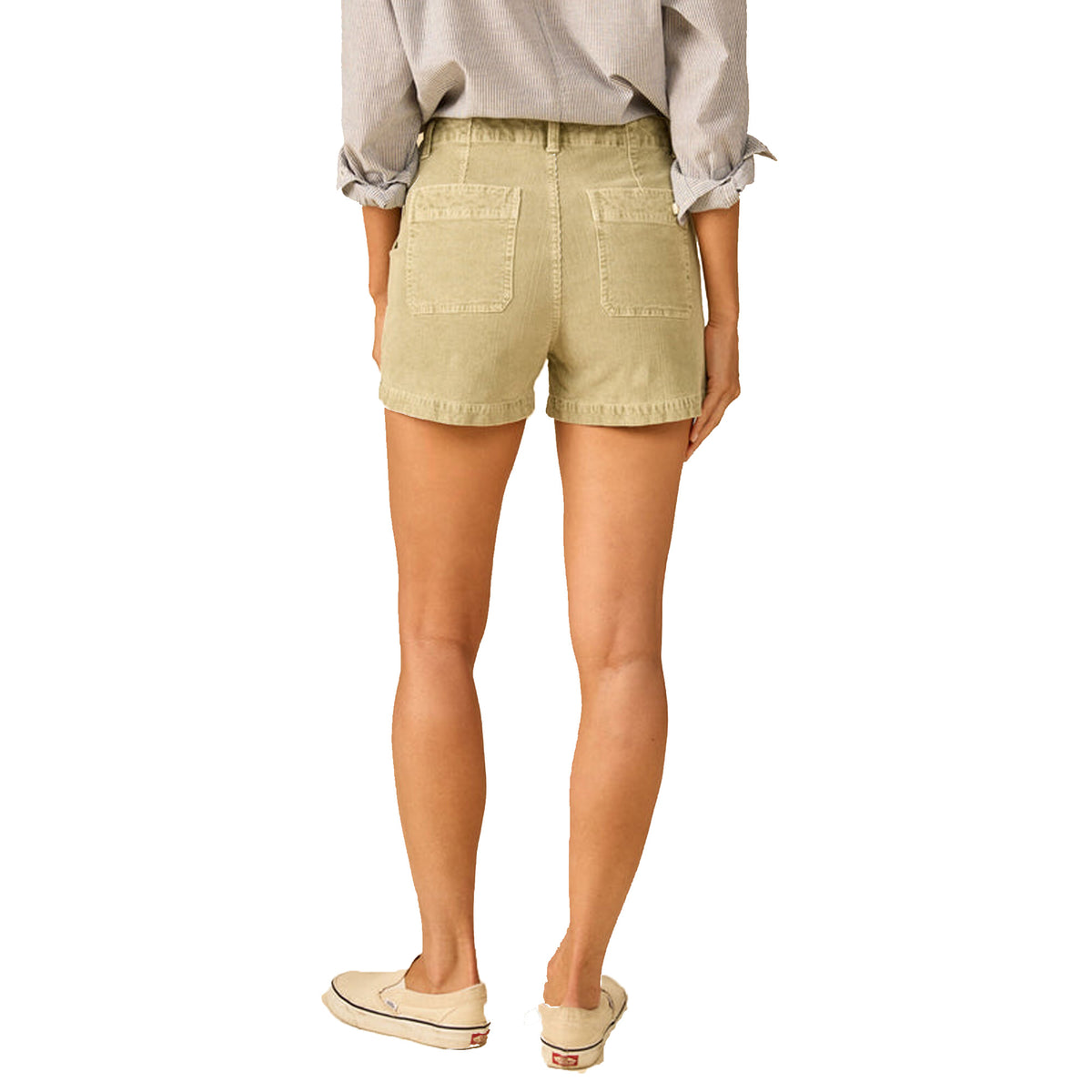Outerknown Seventyseven Cord Women's Walkshorts - Island Leaf