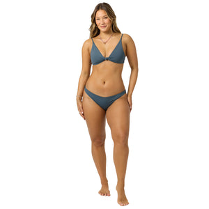 O'Neill Saltwater Solids Rockley Medium Women's Bikini Bottoms - Slate