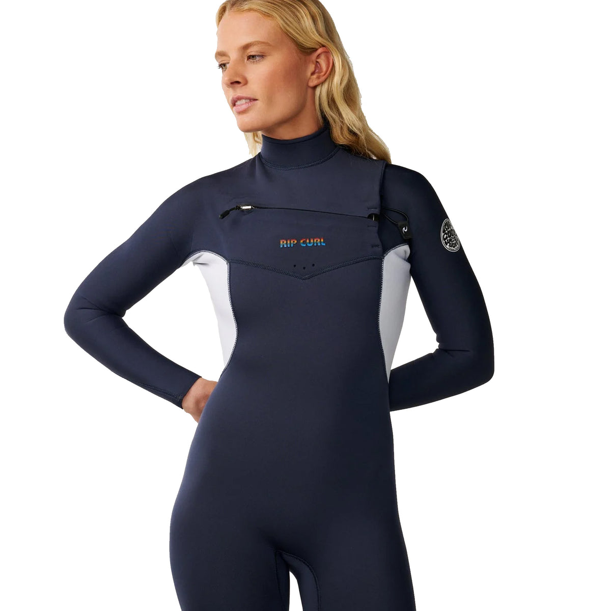Rip Curl Dawn Patrol G-Bomb Chest Zip 3/2mm Women's Fullsuit Wetsuit - Slate