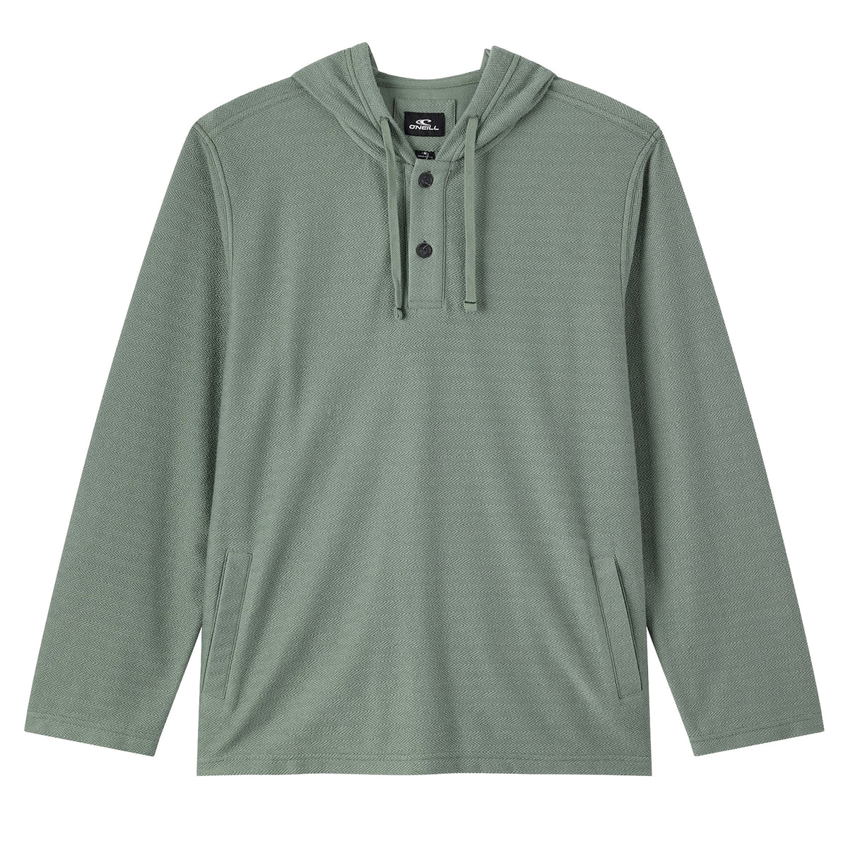 O'Neill Bavaro Solid Poncho Pullover Fleece Men's Hoodie - Sage